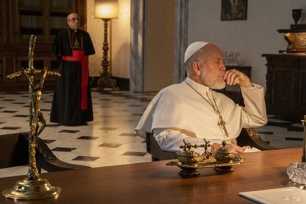 Сериал Новый Папа 6 серия Джон Малкович