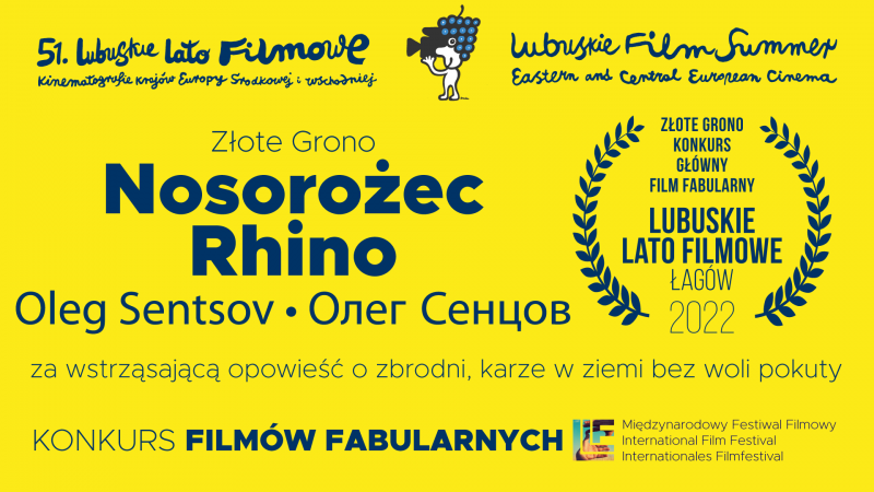 «Носоріг» Олега Сенцова отримав Гран-прі кінофестивалю у Польщі