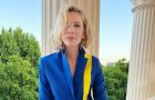Кейт Бланшетт вдягла синьо-жовтий костюм на підтримку України