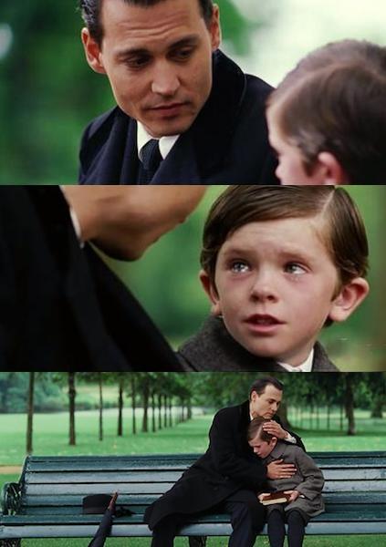 мем з Джонні Деппом Finding Neverland