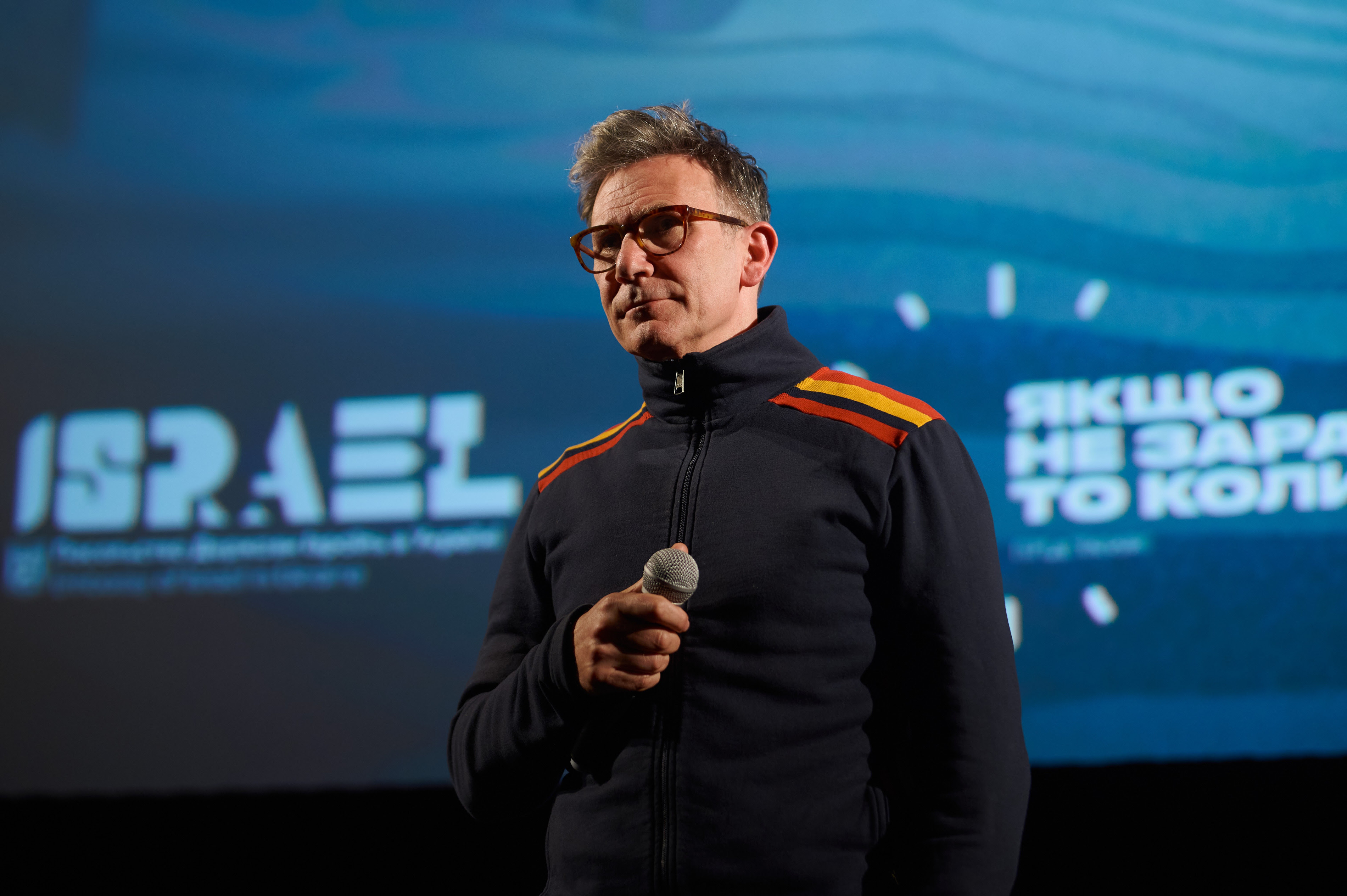 режисер Мішель Азанавічус в Києві