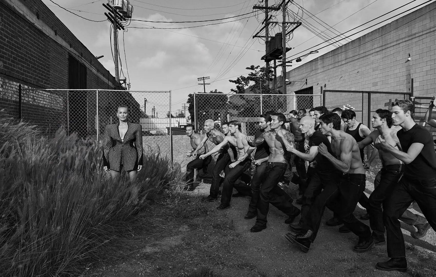 Шерон Стоун у чорно-білій фотосесії для Vogue Адріатика