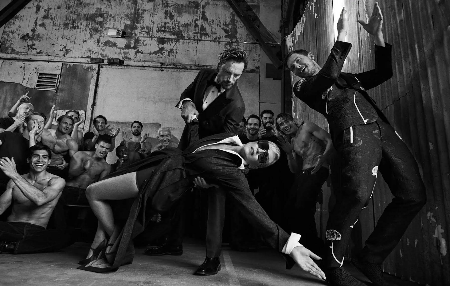 Шерон Стоун у чорно-білій фотосесії для Vogue Адріатика