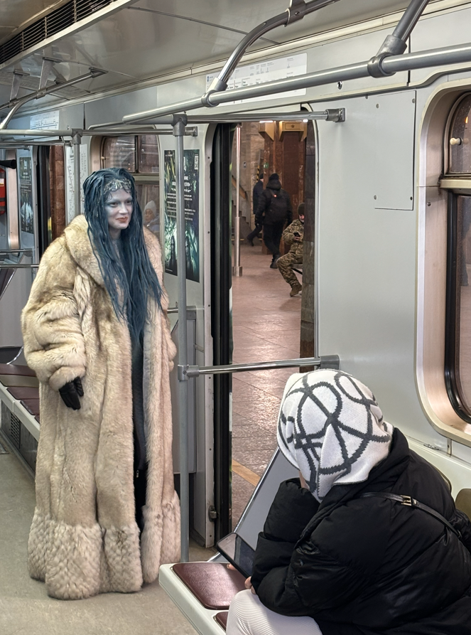 «Мавка» в метро у Києві запустили унікальний міфічний вагон
